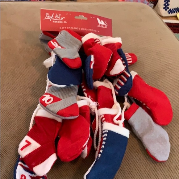 Adorable Christmas Advent Mini Stocking Garland - Picture 3 of 5